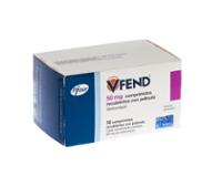VFEND 50 mg COMPRIMIDOS RECUBIERTOS CON PELICULA