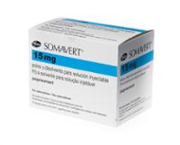 SOMAVERT 15 MG POLVO Y DISOLVENTE PARA SOLUCION INYECTABLE