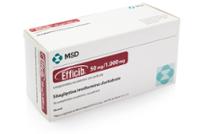 EFFICIB 50 mg/1000 mg COMPRIMIDOS RECUBIERTOS CON PELICULA