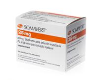 SOMAVERT 25 MG POLVO Y DISOLVENTE PARA SOLUCION INYECTABLE