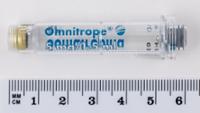 OMNITROPE 5 MG/1,5 ML SOLUCION INYECTABLE EN CARTUCHO
