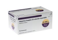 HEPARINA HOSPIRA 5% SOLUCION INYECTABLE