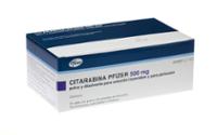 CITARABINA PFIZER 500 mg POLVO Y DISOLVENTE PARA SOLUCIÓN INYECTABLE Y PARA PERFUSIÓN