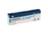 CAVERJECT 20 microgramos POLVO Y DISOLVENTE PARA SOLUCION INYECTABLE