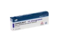 CAVERJECT 10 microgramos POLVO Y DISOLVENTE PARA SOLUCION INYECTABLE