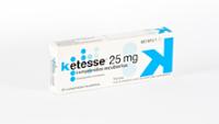 KETESSE 25 mg COMPRIMIDOS RECUBIERTOS CON PELICULA