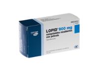 LOPID 900 mg COMPRIMIDOS RECUBIERTOS CON PELICULA