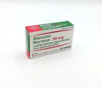 ATENOLOL NORMON 50 mg COMPRIMIDOS RECUBIERTOS EFG