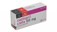 CAPTOPRIL CINFA 50 mg COMPRIMIDOS EFG