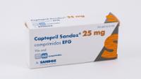 CAPTOPRIL SANDOZ 25 MG COMPRIMIDOS EFG
