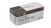 ACICLOVIR CINFA 800 mg COMPRIMIDOS DISPERSABLES EFG