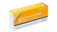 CIPROFLOXACINO STADA 500 mg COMPRIMIDOS RECUBIERTOS CON PELICULA EFG