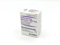 CEFTRIAXONA NORMON 500 mg POLVO Y DISOLVENTE PARA SOLUCIÓN INYECTABLE INTRAMUSCULAR EFG
