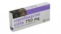CIPROFLOXACINO CINFA 750 MG COMPRIMIDOS RECUBIERTOS EFG