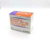 AMOXICILINA NORMON 250 MG POLVO PARA SUSPENSIÓN ORAL EN SOBRE EFG