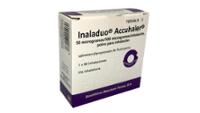 INALADUO ACCUHALER 50 microgramos/500 microgramos/INHALACION, POLVO PARA INHALACION