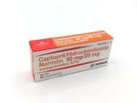 CAPTOPRIL / HIDROCLOROTIAZIDA NORMON 50 mg/25 mg COMPRIMIDOS EFG