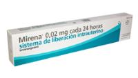 MIRENA 0,02 mg CADA 24 HORAS SISTEMA DE LIBERACIÓN INTRAUTERINO
