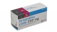 TICLOPIDINA CINFA 250 mg COMPRIMIDOS RECUBIERTOS EFG