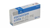 ALPRAZOLAM CINFA 0,25 mg COMPRIMIDOS EFG