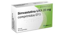 SIMVASTATINA UXA 20 mg COMPRIMIDOS EFG