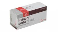 LISINOPRIL CINFA 5 mg COMPRIMIDOS EFG