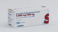 AMOXICILINA/ACIDO CLAVULANICO SANDOZ 2000mg/200mg POLVO PARA SOLUCION PARA PERFUSION EFG