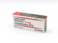 LISINOPRIL NORMON 5 mg COMPRIMIDOS EFG