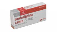 AMLODIPINO CINFA 5 mg COMPRIMIDOS EFG