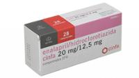 ENALAPRIL/HIDROCLOROTIAZIDA CINFA 20/12,5 mg COMPRIMIDOS EFG