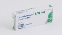 CARVEDILOL SANDOZ 6,25 mg COMPRIMIDOS EFG