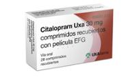 CITALOPRAM UXA 30 mg COMPRIMIDOS RECUBIERTOS CON PELICULA EFG