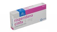 RISPERIDONA CINFA 1 mg COMPRIMIDOS EFG