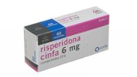 RISPERIDONA CINFA 6 mg COMPRIMIDOS EFG