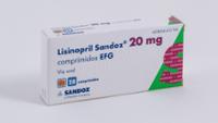 LISINOPRIL SANDOZ 20 mg COMPRIMIDOS EFG