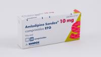 AMLODIPINO SANDOZ 10 mg COMPRIMIDOS EFG