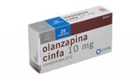 OLANZAPINA CINFA 10 mg COMPRIMIDOS EFG
