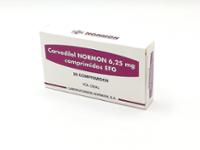 CARVEDILOL NORMON 6,25 mg COMPRIMIDOS EFG