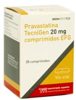 PRAVASTATINA TECNIGEN 20 mg COMPRIMIDOS EFG