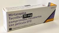 MIRTAZAPINA TECNIGEN 30 mg COMPRIMIDOS RECUBIERTOS CON PELICULA EFG