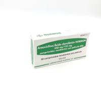 AMOXICILINA/ACIDO CLAVULANICO NORMON 500 mg /125 mg COMPRIMIDOS RECUBIERTOS CON PELICULA EFG