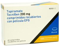TOPIRAMATO TECNIGEN 200 mg COMPRIMIDOS RECUBIERTOS CON PELICULA EFG