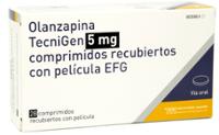 OLANZAPINA TECNIGEN 5 mg COMPRIMIDOS RECUBIERTOS CON PELICULA EFG