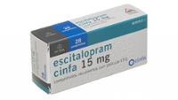 ESCITALOPRAM CINFA 15 mg COMPRIMIDOS RECUBIERTOS CON PELICULA EFG