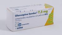 OLANZAPINA SANDOZ 7,5 mg COMPRIMIDOS RECUBIERTOS CON PELICULA EFG