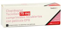 CLOPIDOGREL TECNIGEN 75 mg COMPRIMIDOS RECUBIERTOS CON PELICULA EFG