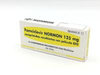 FAMCICLOVIR NORMON 125 mg COMPRIMIDOS RECUBIERTOS CON PELICULA EFG