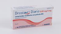 DROSIANE DIARIO 0.03 mg/3 mg COMPRIMIDOS RECUBIERTOS CON PELICULA EFG