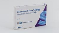 MONTELUKAST SANDOZ 4 mg COMPRIMIDOS MASTICABLES EFG