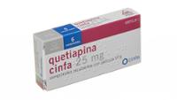 QUETIAPINA CINFA 25 mg COMPRIMIDOS RECUBIERTOS CON PELICULA EFG